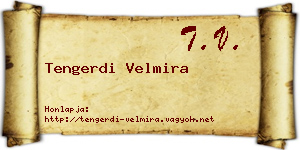 Tengerdi Velmira névjegykártya
